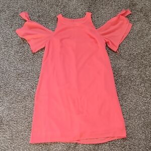 NWOT London Times Size 8 Vibrant Coral Dress